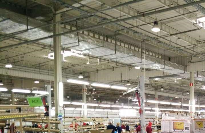 Lightning protection project for electrical control cabinets in a factory in Poland in September 201